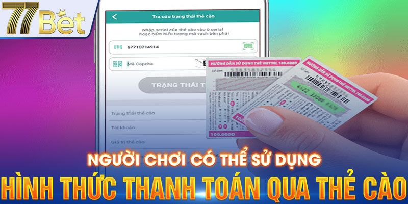  Hình thức thanh toán qua thẻ cào